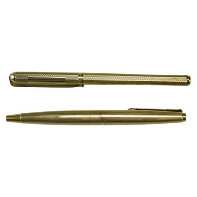 Lot 468 - Vintage Parker and German Elysee rolled-gold...