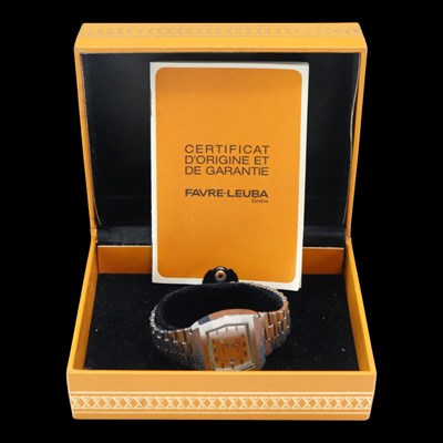 Lot 1461 - A cased 1970s Favre-Leuba Geneve "Searaider II"...
