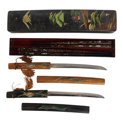 Lot 955 - A pair of Japanese Showa period...