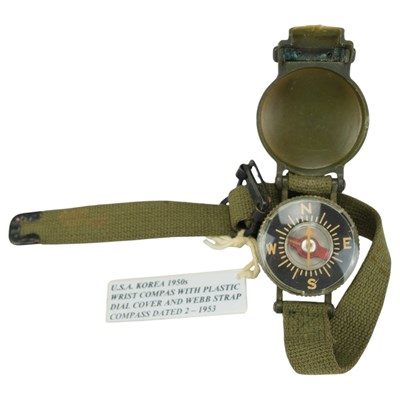 Lot 185 - A Korean War period US Army Model 1949 wrist...