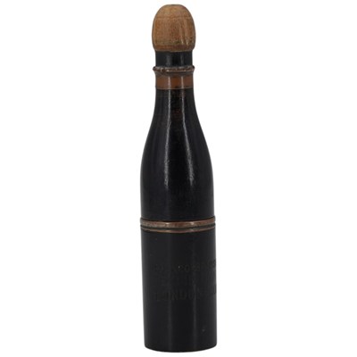 Lot 513 - An Edwardian novelty "Stanhope" bottle pipe,...