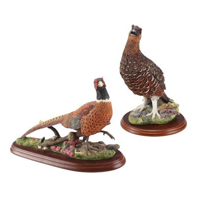 Lot 1032 - A Border Fine Arts pheasant from the Russell...