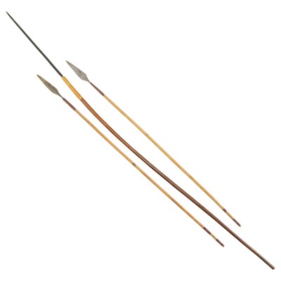 Lot 244 - A south east African throwing spear, together...