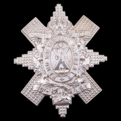 Lot 16 - A 10th Lanarkshire Rifle Volunteers (Glasgow...
