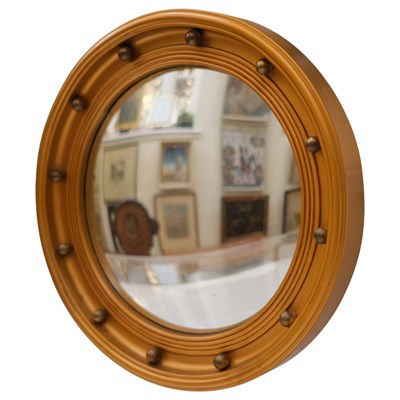 Lot 1572 - An old reproduction Regency-style gilt-framed...
