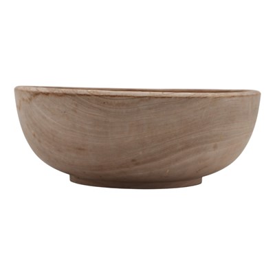 Lot 860 - A turned sycamore bowl, 31 cm diameter
