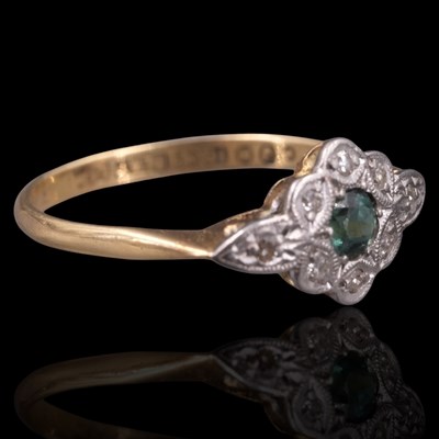 Lot 1382 - An early 20th Century teal gemstone and...