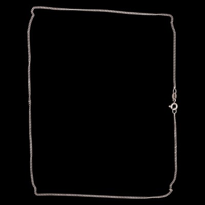 Lot 1386 - A near-contemporary 9 ct white gold fine...