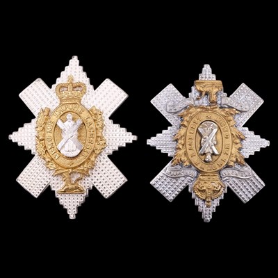 Lot 20 - Two Royal Highlanders (Black Watch) officers'...