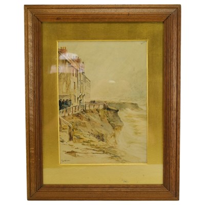 Lot 1526 - Robert Jobling, a coastal scene depicting...