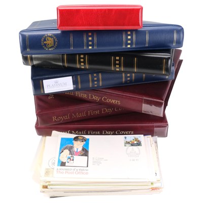 Lot 449 - Four folders of First Day stamp covers,...