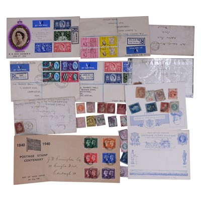 Lot 452 - A group of loose stamps and philatelic...