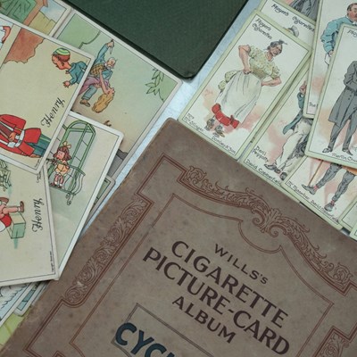 Lot 352 - A quantity of cigarette card albums, including...