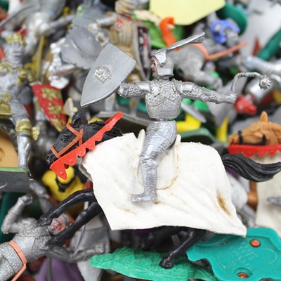 Lot 665 - A group of Britains and other plastic toy...
