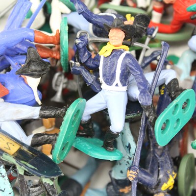 Lot 666 - A group of Britains and other plastic toy...