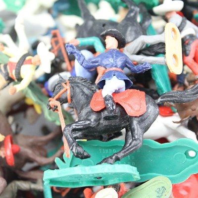 Lot 674 - A group of Britains and other plastic Cowboys...