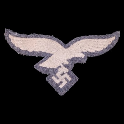 Lot 80 - A German Third Reich Luftwaffe embroidered...