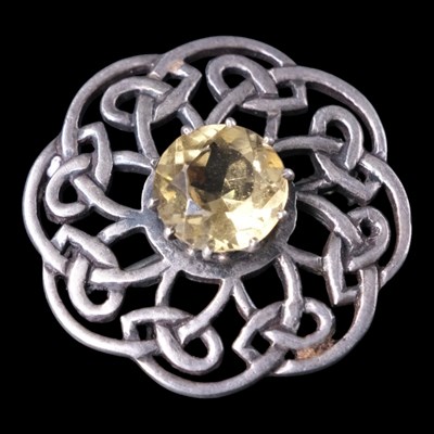 Lot 1230 - An early 1970s John Hart of Iona silver Celtic...