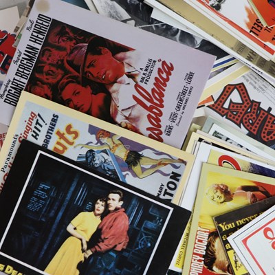 Lot 345 - A large collection of cinema poster and motion-...