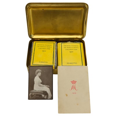 Lot 179 - A 1914 Princess Mary gift tin, complete with...
