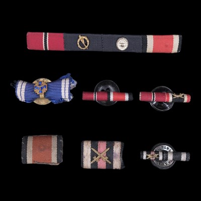 Lot 123 - A group of German Third Reich medal ribbon bars