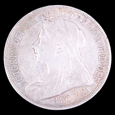 Lot 407 - An 1893 silver crown coin