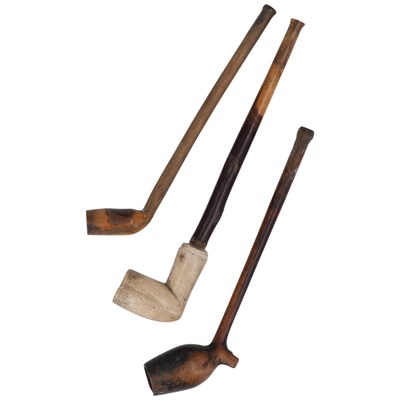 Lot 511 - 19th Century meerschaum and wooden tobacco...
