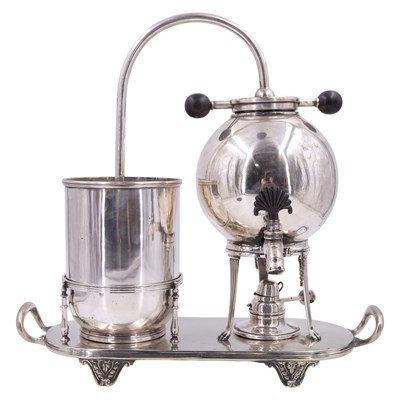 Lot 1180 - A Victorian Napierian siphon / vacuum coffee...
