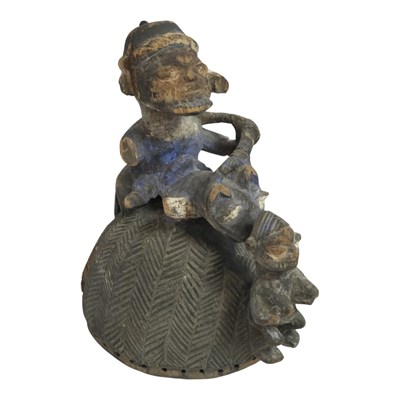 Lot 935 - A West African Yoruba figure, carved and...