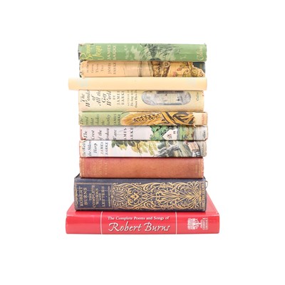 Lot 292 - A group of books on Robert Burns, including...