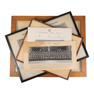Lot 171B - A group of Great War and later unit...