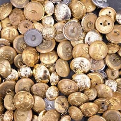 Lot 53A - A group of British and other military buttons