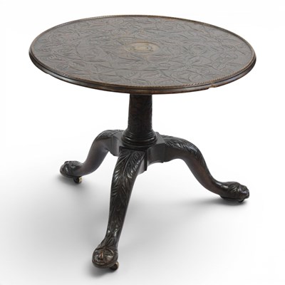 Lot 1597 - A coffee table, being a George III mahogany...