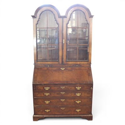 Lot 1606 - An old reproduction Queen Anne walnut...