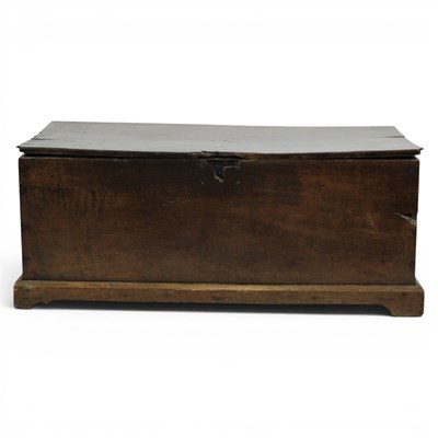 Lot 1615 - An 18th / 19th Century planked oak trunk, 93...