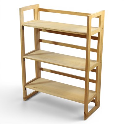 Lot 1643 - A set of folding shelves