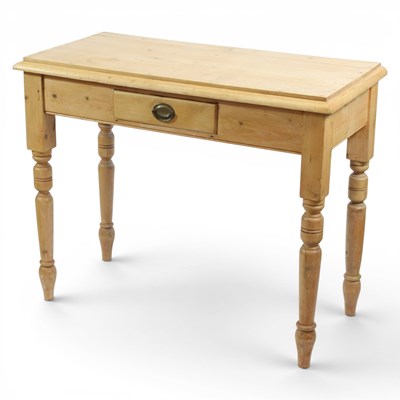 Lot 1647 - A Victorian pine wash stand or side table, 93...
