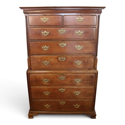 Lot 1653 - A George III mahogany...