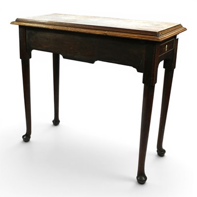 Lot 1661 - A George III mahogany side table, 83 cm x 38...
