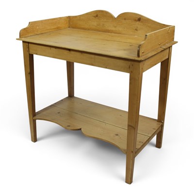 Lot 1670 - A Victorian pine washstand, 81 cm x 50 cm x 85 cm