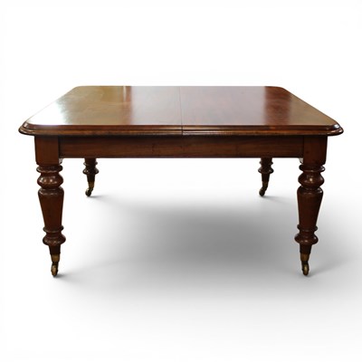 Lot 1676 - A Victorian mahogany wind-out dining...
