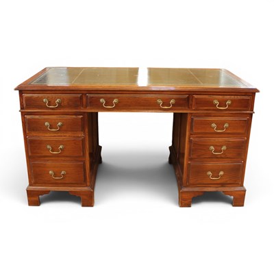 Lot 1695 - A near contemporary reproduction Georgian oak...