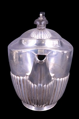 Lot 752 - An early 20th Century silver four-piece tea...