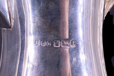 Lot 752 - An early 20th Century silver four-piece tea...