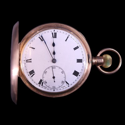 Lot 1018 - A 1920s Rolex 9 ct gold pocket watch, having a...