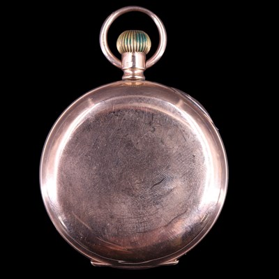 Lot 1018 - A 1920s Rolex 9 ct gold pocket watch, having a...