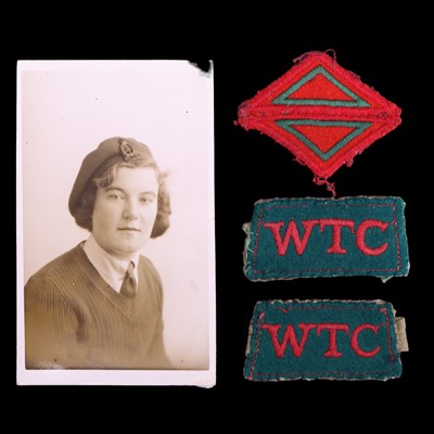 Lot 232 - A pair of Second World War Women's Timber...